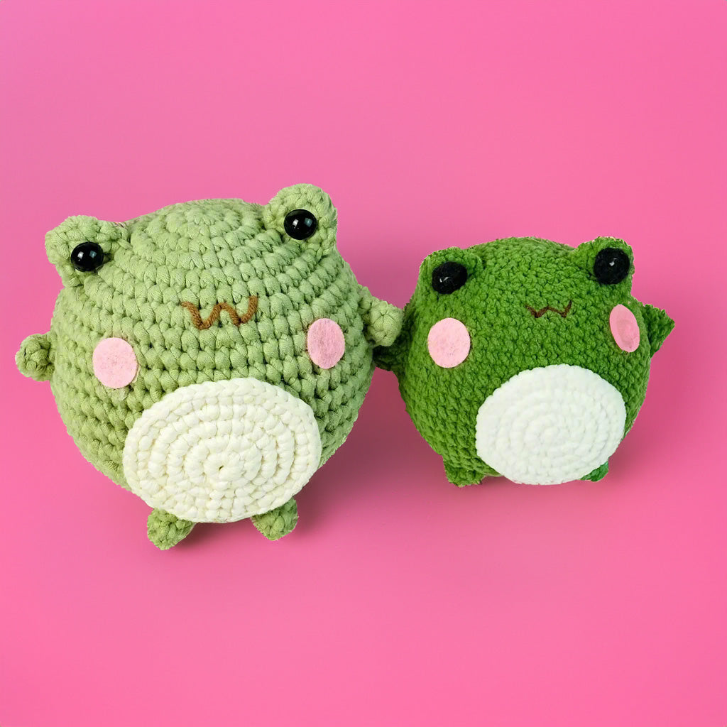 Froggy and Ribbit Crochet Kit - HookedIn