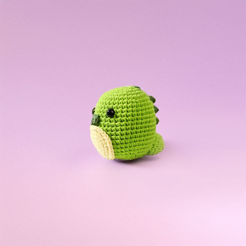 Dino the Dinosaur Crochet Kit - HookedIn