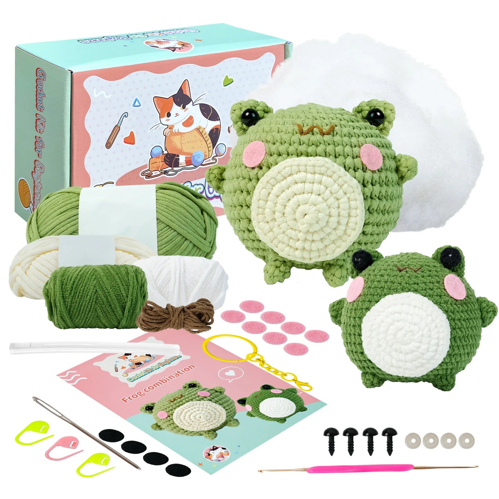 Froggy and Ribbit Crochet Kit - HookedIn