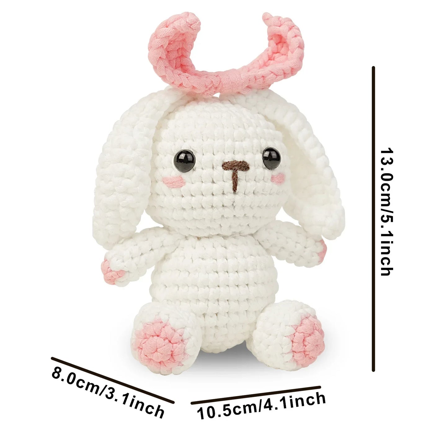 Bunny-Bun Crochet Kit - HookedIn