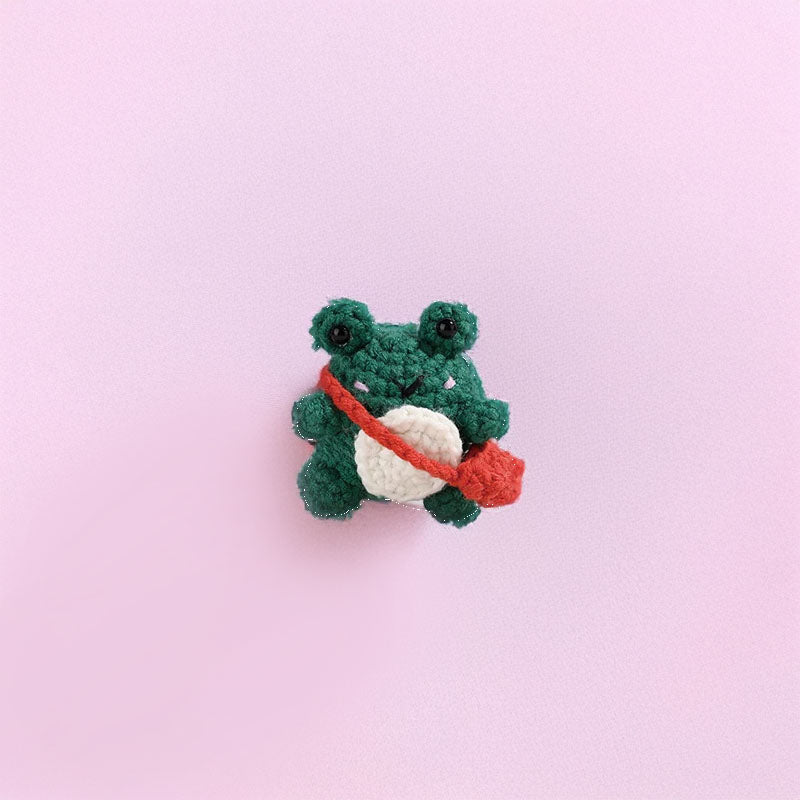 Hopper the Delivery Frog Crochet Kit - HookedIn