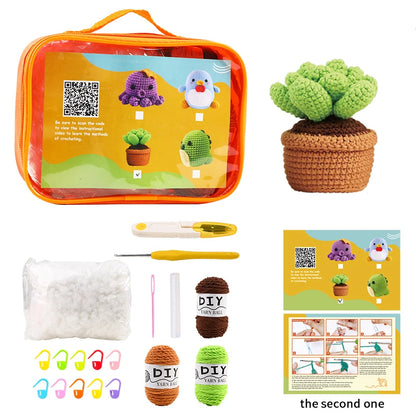 Succulent Crochet Kit - HookedIn